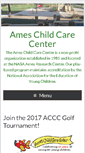 Mobile Screenshot of ameschildcare.org