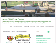 Tablet Screenshot of ameschildcare.org